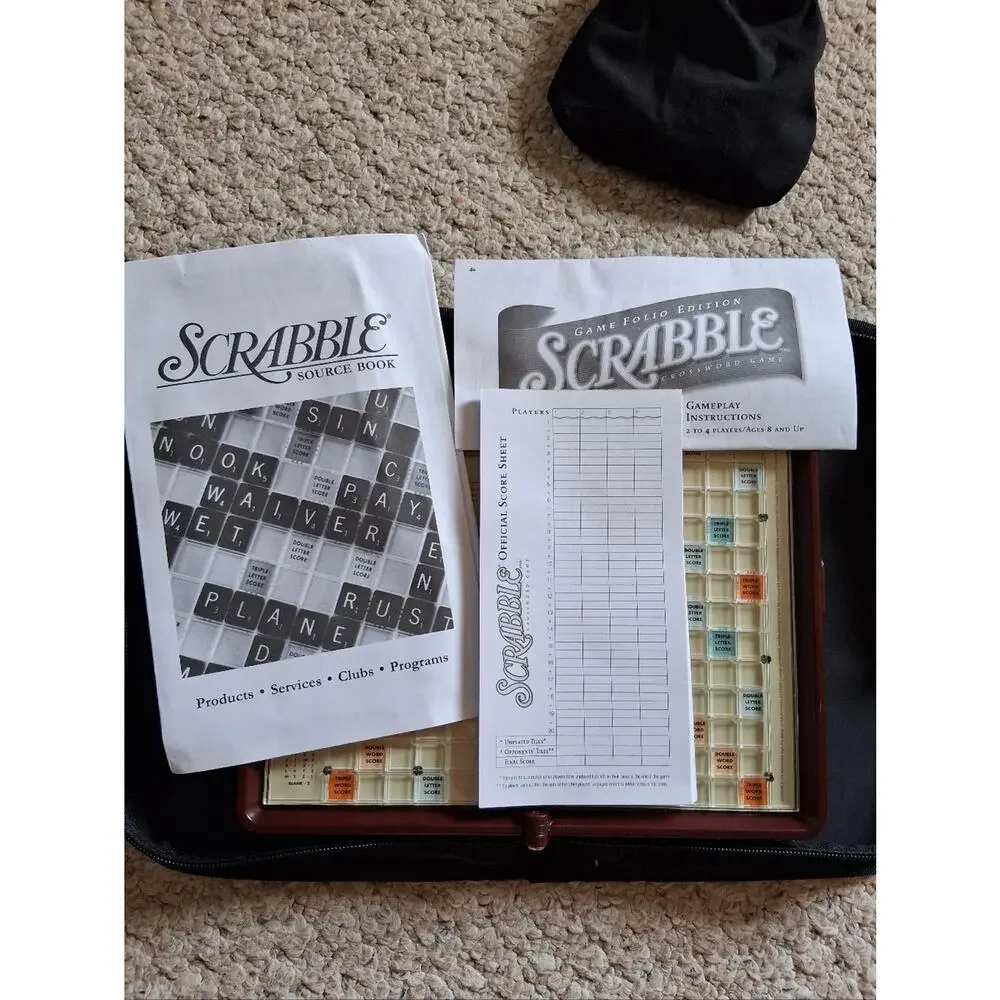 Scrabble Game Folio Edition Travel Set